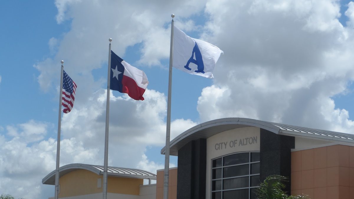 Alton City Hall in Alton, Texas — part of Ground Patrol's Alton pet waste removal service area